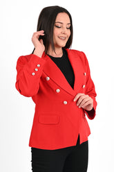 Sacou dama marimi mari cu nasturi 1035-23 (0108)