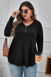 Bluza dama marimi mari cu fermoar 1387-23