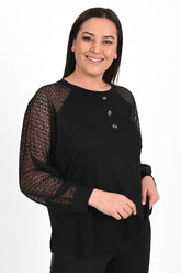 Bluza dama marimi mari nasturi 1442-23