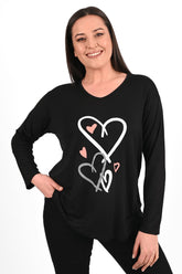 Bluza dama marimi inimioare 1433-23