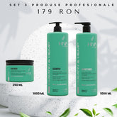 Set KERATINA & CANEPA, 3 produse profesionale+ cadou 4 creme