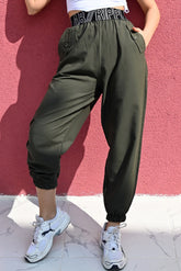 Pantalon dama cu banda elastica Ripplab 6202