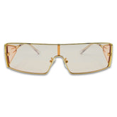 Ochelari unisex Matteo Ferari, lentile laterale, culoare roz