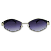 Ochelari de soare unisex Matteo Ferari , lentile albastre degrade, protectie UV400
