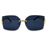 Ochelari de soare unisex Matteo Ferari, lentile negre, protectie UV400