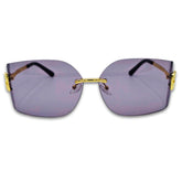 Ochelari de soare unisex Matteo Ferari, lentile mov, UV400