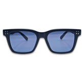 Ochelari de soare unisex Matteo Ferari, lentile albastre, UV400