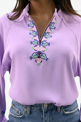 Bluza dama marimi mari cu motive 1715