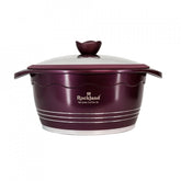 Oala din Granit cu capac 24 cm , Rockland DT24-BR