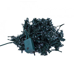 Perdea Lumini de exterior, 4m x 3m, 1200 Led Lumina Calda cu Rosu, joc de lumini, interconectabila, fir verde, SW-1200G-CLD-R1