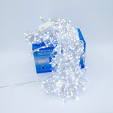 Perdea Lumini de exterior, 960 Led- Lumina Rece- Albastru 3m x 3m, joc de lumini, interconectabila