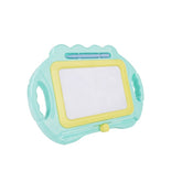 Tabla Magnetica pentru desen Flippy, Pix, forma dreptunghi, dimensiuni 23x17 cm, Dezvolta Creativitatea, cu picioare suport, Albastru