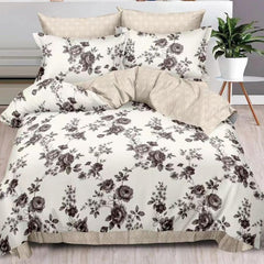 Lenjerie de Pat Bumbac Finet 6 Piese – Confort Premium și Design Modern | COD 0051-SI