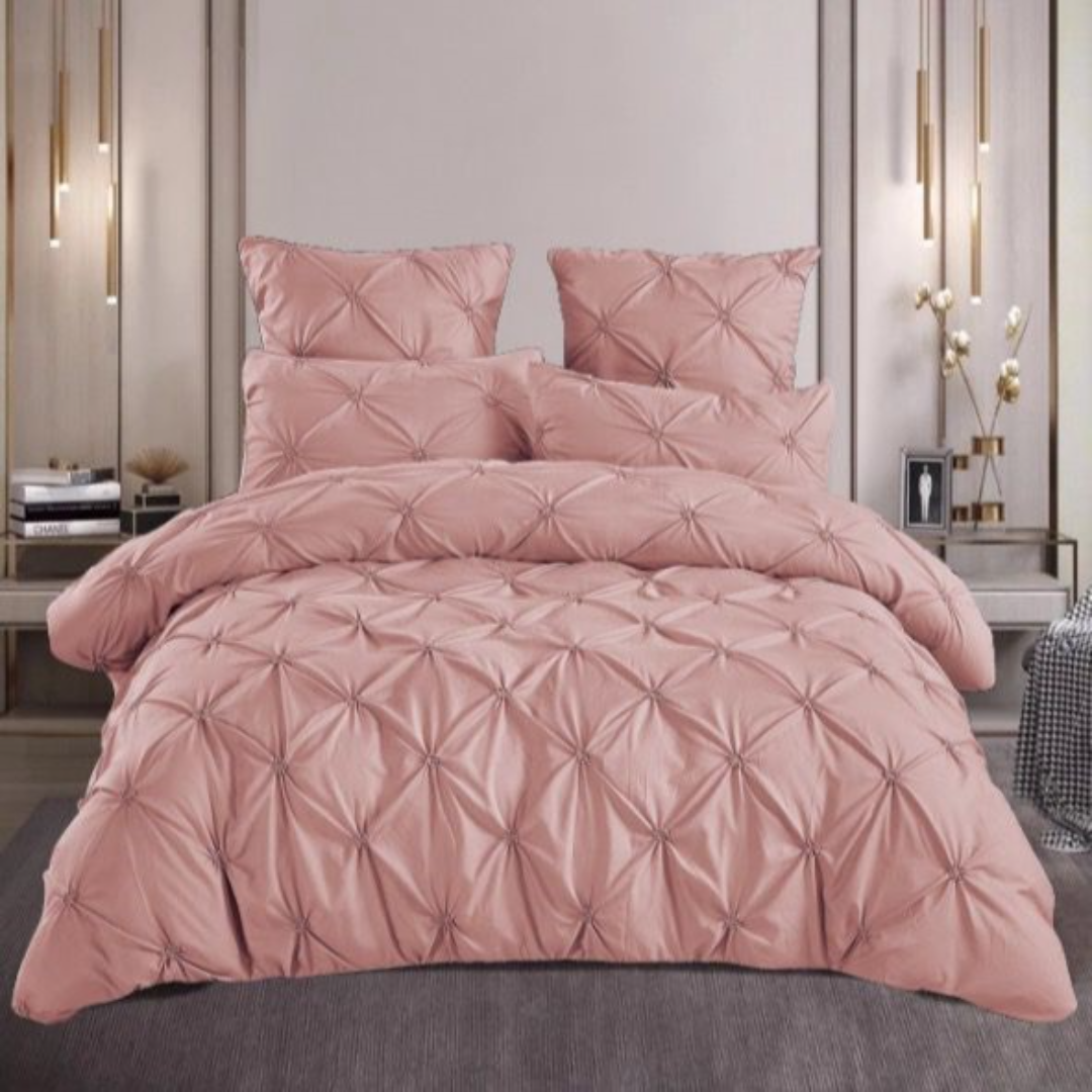 Lenjerie de Pat Bumbac Finet Deluxe – Set 6 Piese | Calitate Superioara pentru Somn Odihnitor | COD 0070-V