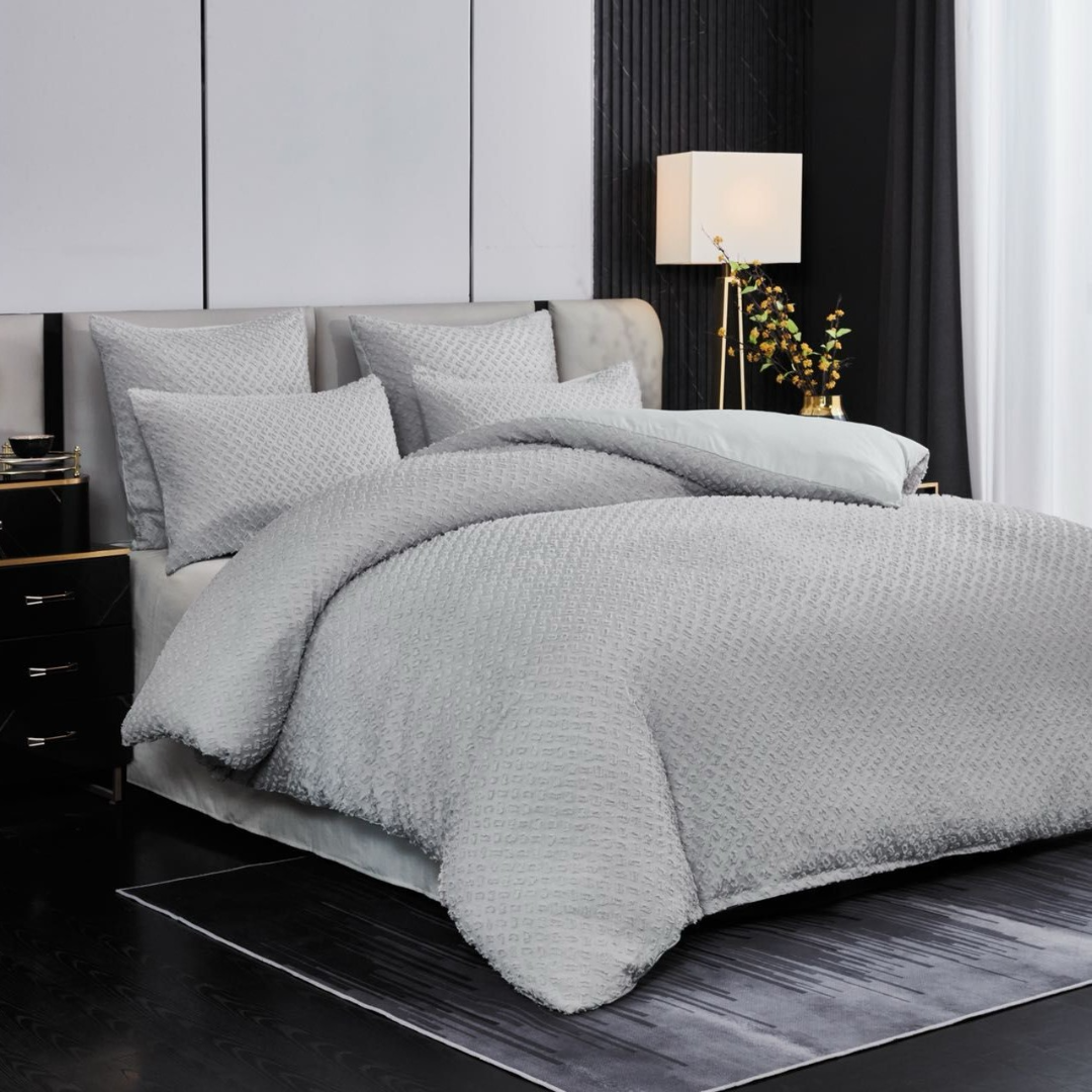 Lenjerie de Pat Jacquard – Set 6 Piese | Eleganta, Rafinament si Confort Premium | COD 0100-V