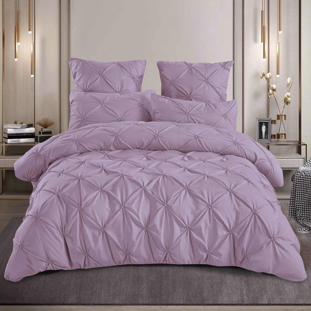 Lenjerie de Pat Bumbac Finet Deluxe – Set 6 Piese | Calitate Superioara pentru Somn Odihnitor | COD 0080-V