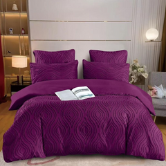 Lenjerie de Pat Jacquard – Set 6 Piese | Eleganta, Rafinament si Confort Premium | COD 0101-V