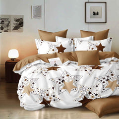 Lenjerie de Pat din Bumbac Finet – 6 Piese | Confort si Caldura Pentru Nopti Linistite | COD 0041-TL
