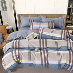 Lenjerie de Pat Bumbac Finet 6 Piese – Confort Premium și Design Modern | COD 0066-SI