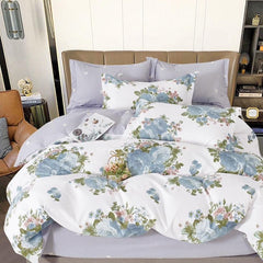 Lenjerie de Pat Bumbac Finet 6 Piese – Confort Premium și Design Modern | COD 0088-SI