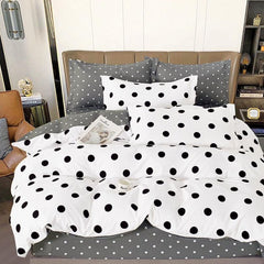 Lenjerie de Pat Bumbac Finet 6 Piese – Confort Premium și Design Modern | COD 0089-SI