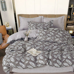 Lenjerie de Pat Bumbac Finet 6 Piese – Confort Premium și Design Modern | COD 0085-SI