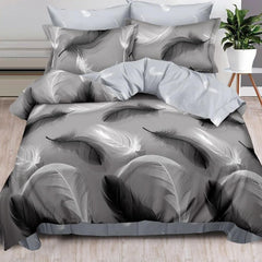 Lenjerie de Pat Bumbac Finet 6 Piese – Confort Premium și Design Modern | COD 0041-SI