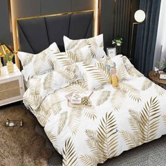 Lenjerie de Pat din Bumbac Satinat – 4 Piese pentru Confort si Eleganta in Dormitor | 0012-TL
