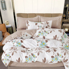 Lenjerie de Pat Bumbac Finet 6 Piese – Confort Premium și Design Modern | COD 0082-SI