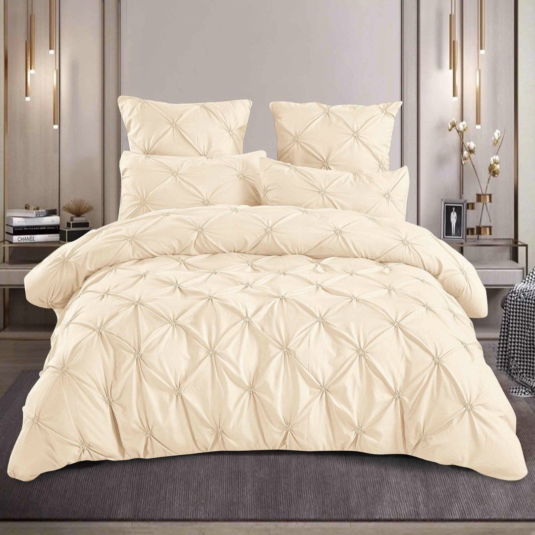 Lenjerie de Pat Bumbac Finet Deluxe – Set 6 Piese | Calitate Superioara pentru Somn Odihnitor | COD 0082-V