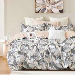 Lenjerie de Pat Bumbac Finet 6 Piese – Confort Premium și Design Modern | COD 0072-SI