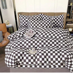 Lenjerie de Pat Bumbac Finet 6 Piese – Confort Premium și Design Modern | COD 0073-SI