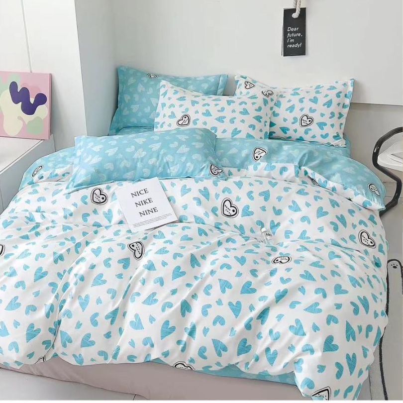 Lenjerie de Pat Bumbac Finet 6 Piese – Confort Premium și Design Modern | COD 0070-SI