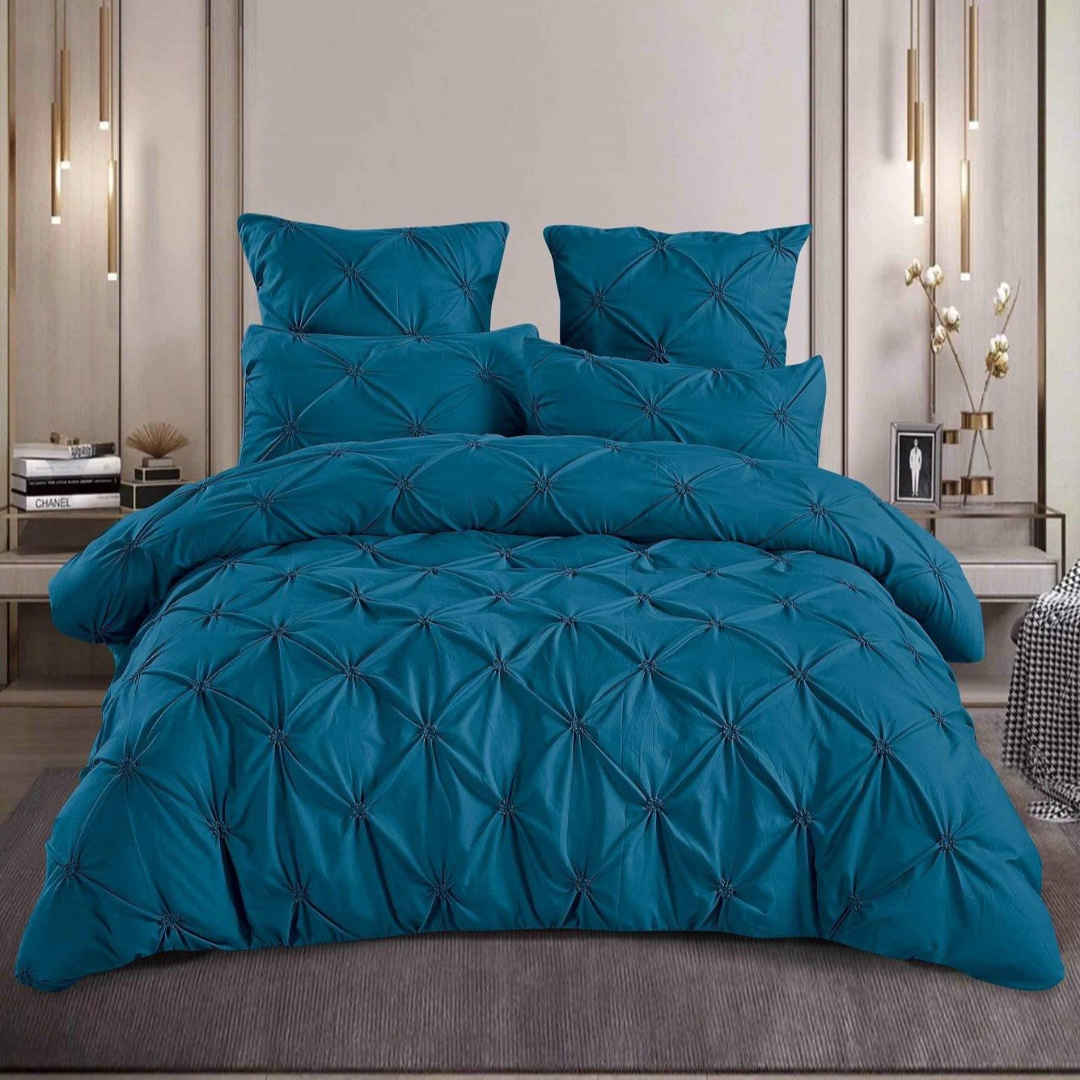 Lenjerie de Pat Bumbac Finet Deluxe – Set 6 Piese | Calitate Superioara pentru Somn Odihnitor | COD 0083-V