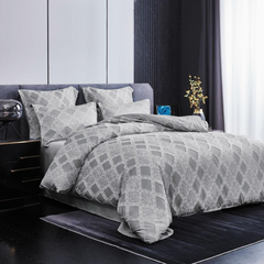 Lenjerie de Pat Jacquard – Set 6 Piese | Eleganta, Rafinament si Confort Premium | COD 0104-V