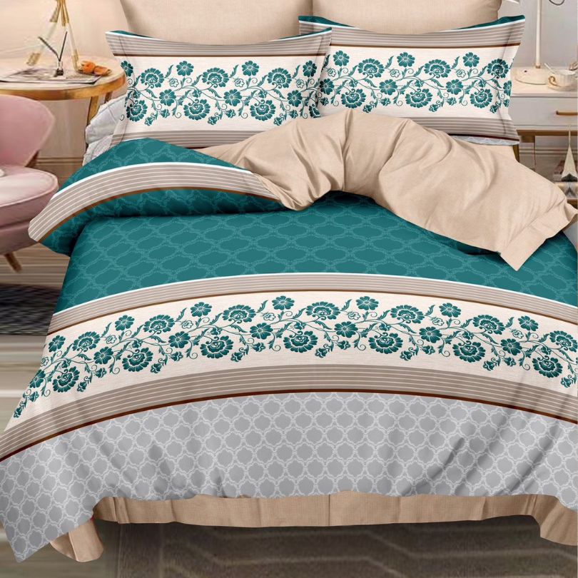 Lenjerie de Pat Bumbac Finet 6 Piese – Confort Premium și Design Modern | COD 0063-SI