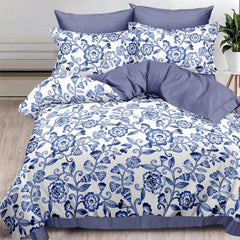 Lenjerie de Pat Bumbac Finet 6 Piese – Confort Premium și Design Modern | COD 0061-SI