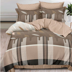 Lenjerie de Pat Bumbac Finet 6 Piese – Confort Premium și Design Modern | COD 0058-SI