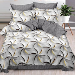Lenjerie de Pat Bumbac Finet 6 Piese – Confort Premium și Design Modern | COD 0052-SI