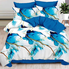 Lenjerie de Pat Bumbac Finet 6 Piese – Confort Premium și Design Modern | COD 0038-SI