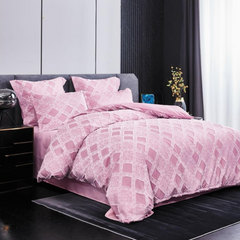 Lenjerie de Pat Jacquard – Set 6 Piese | Eleganta, Rafinament si Confort Premium | COD 0107-V