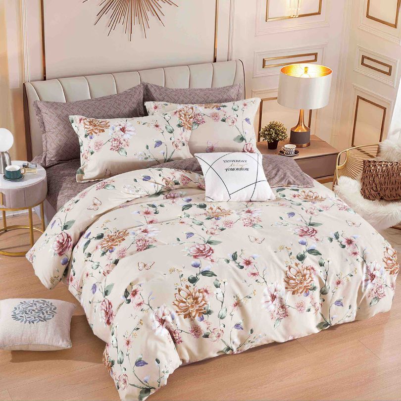 Lenjerie de Pat Finet 6 Piese cu Elastic – Confort si Eleganta pentru Somnul Tau | COD 0652-J