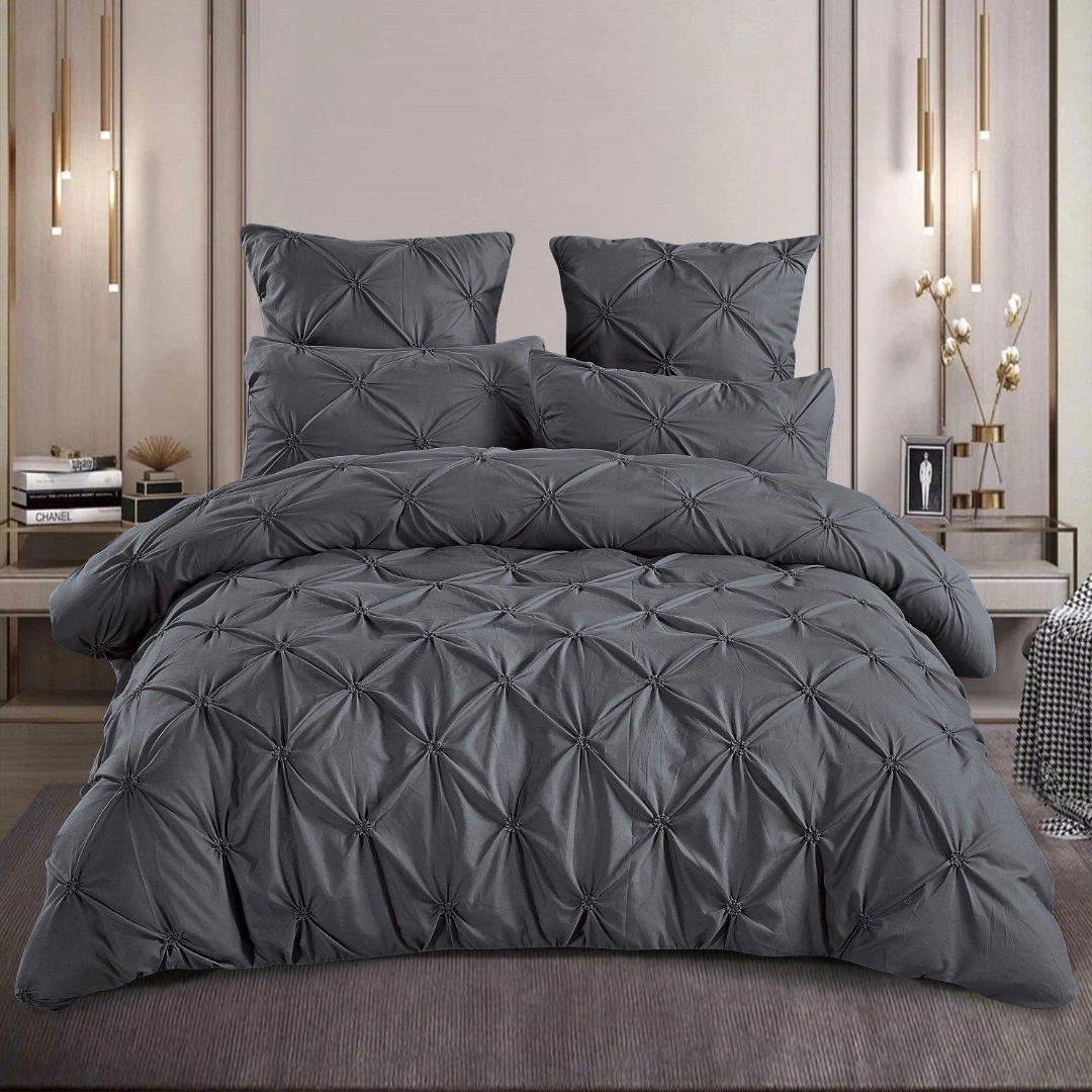 Lenjerie de Pat Bumbac Finet Deluxe – Set 6 Piese | Calitate Superioara pentru Somn Odihnitor | COD 0088-V