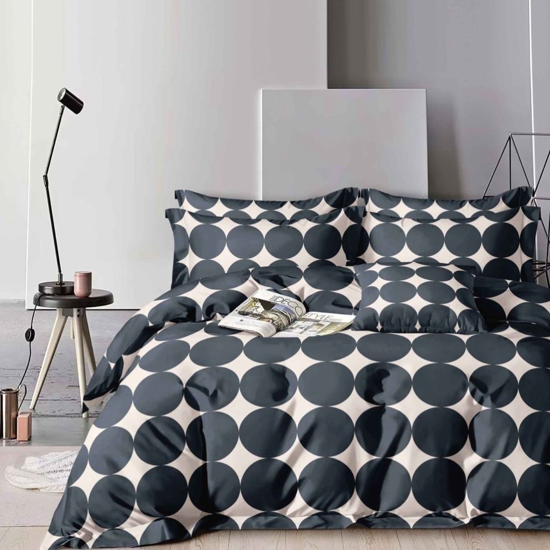 Lenjerie de Pat din Bumbac Satinat – 4 Piese pentru Confort si Eleganta in Dormitor | 0019-TL