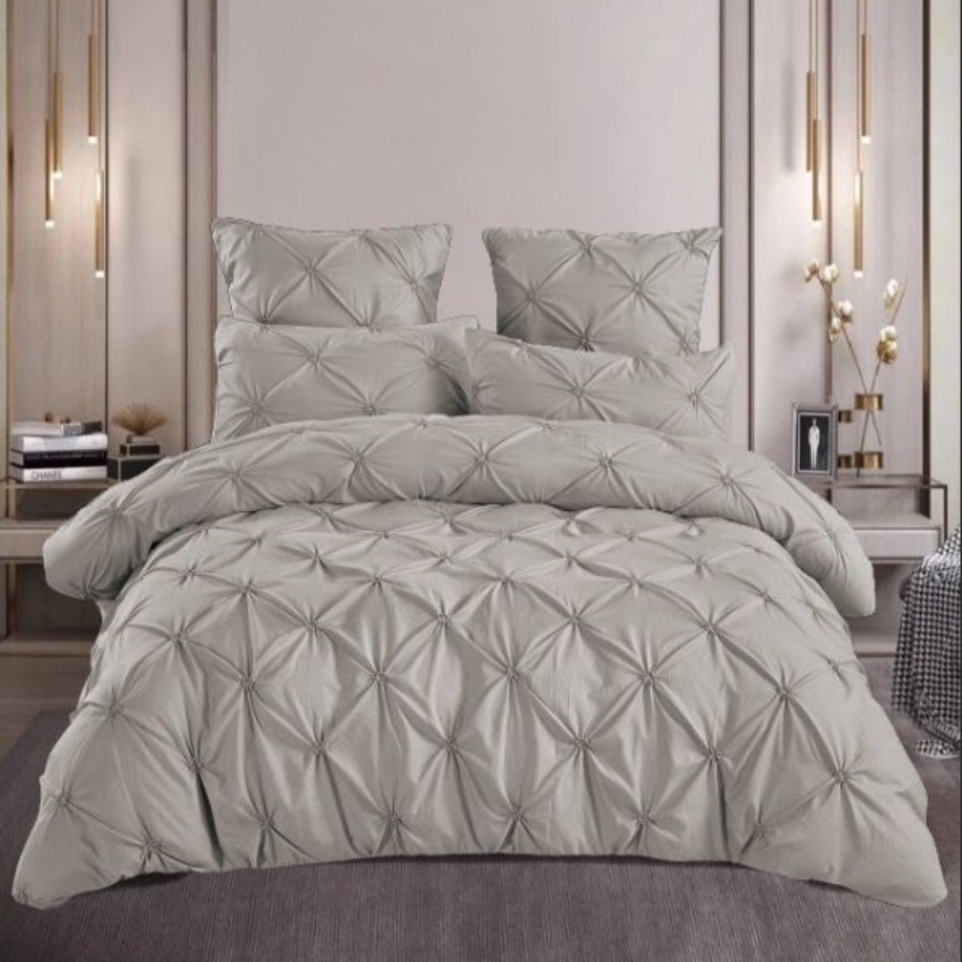 Lenjerie de Pat Bumbac Finet Deluxe – Set 6 Piese | Calitate Superioara pentru Somn Odihnitor | COD 0071-V