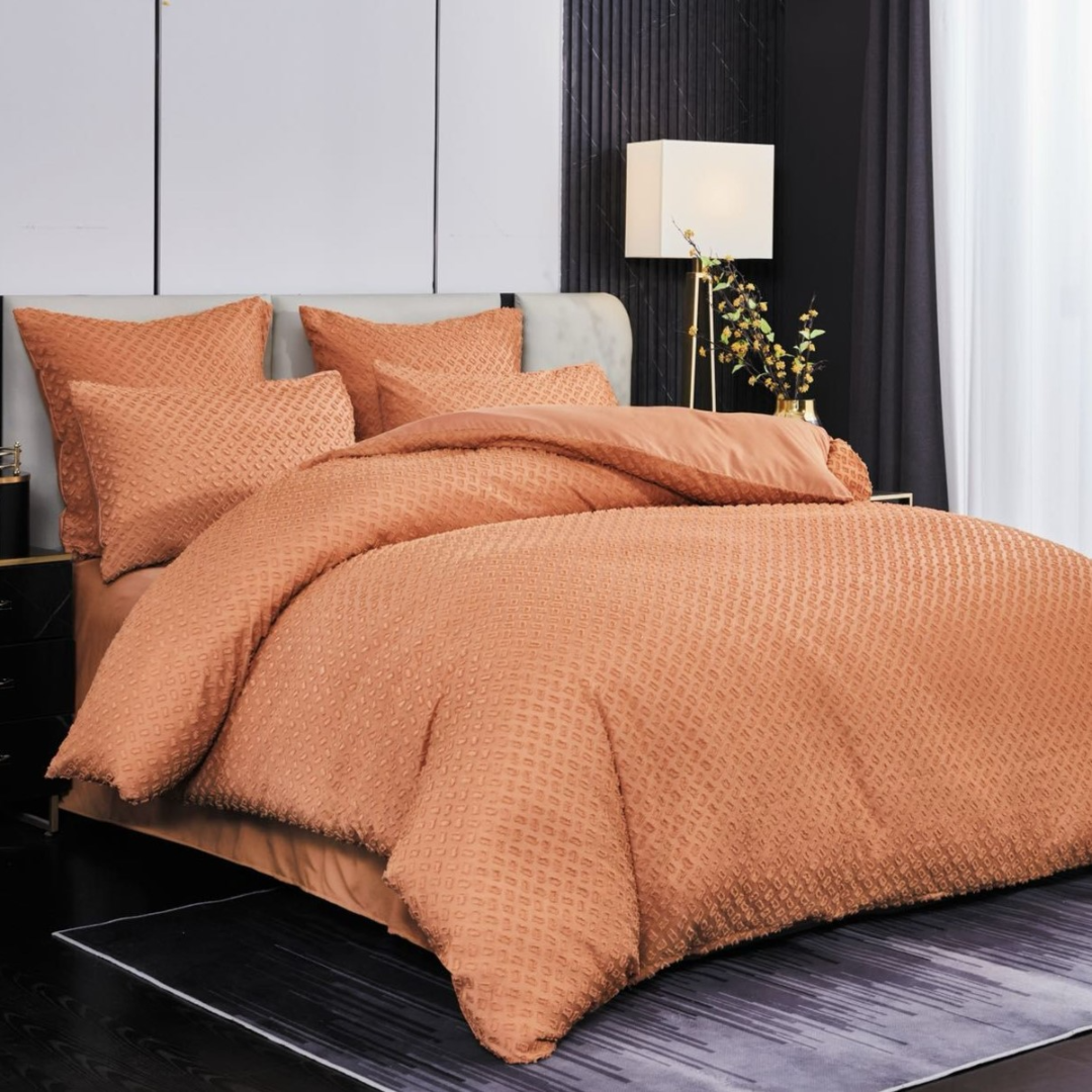 Lenjerie de Pat Jacquard – Set 6 Piese | Eleganta, Rafinament si Confort Premium | COD 0092-V