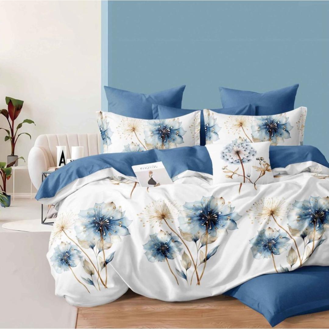 Lenjerie de Pat din Bumbac Finet – 6 Piese | Confort si Caldura Pentru Nopti Linistite | COD 0032-TL