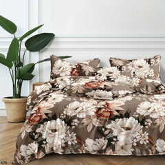 Lenjerie de Pat din Bumbac Satinat – 4 Piese pentru Confort si Eleganta in Dormitor | 0020-TL