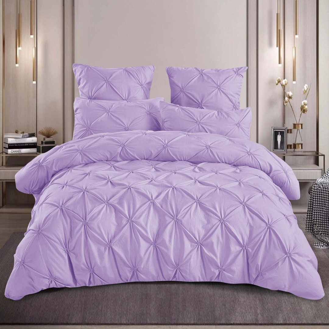Lenjerie de Pat Bumbac Finet Deluxe – Set 6 Piese | Calitate Superioara pentru Somn Odihnitor | COD 0090-V