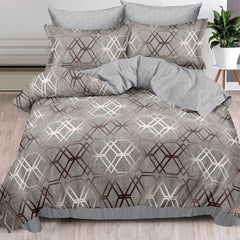Lenjerie de Pat Bumbac Finet 6 Piese – Confort Premium și Design Modern | COD 0031-SI